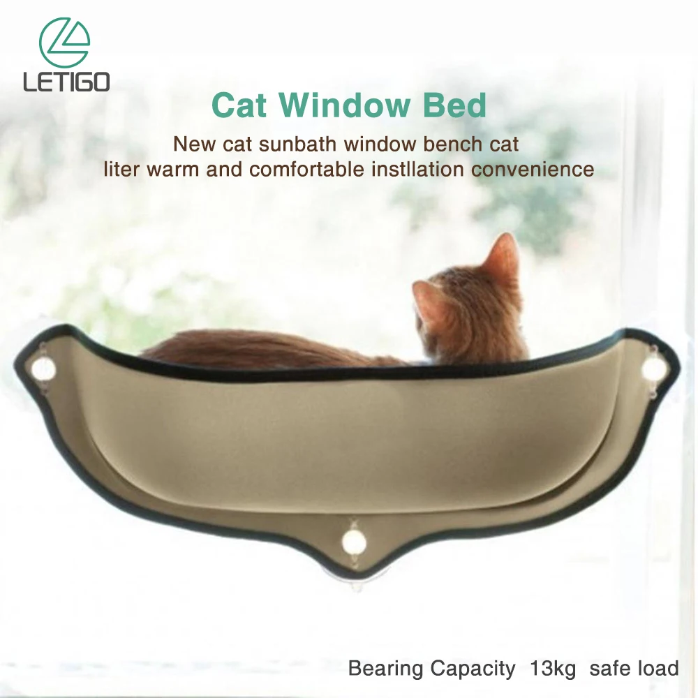 

Pet Hanging Beds Cat Sunny Seat Window Mount Pet Cat Hammock Chair Comfortable Cat Pet Bed Shelf Seat Beds Warm Ferret Cage 4.7