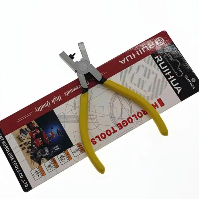 2 0 мм Универсальный кожаный ремешок для часов ремень инструмент пробивки желтые