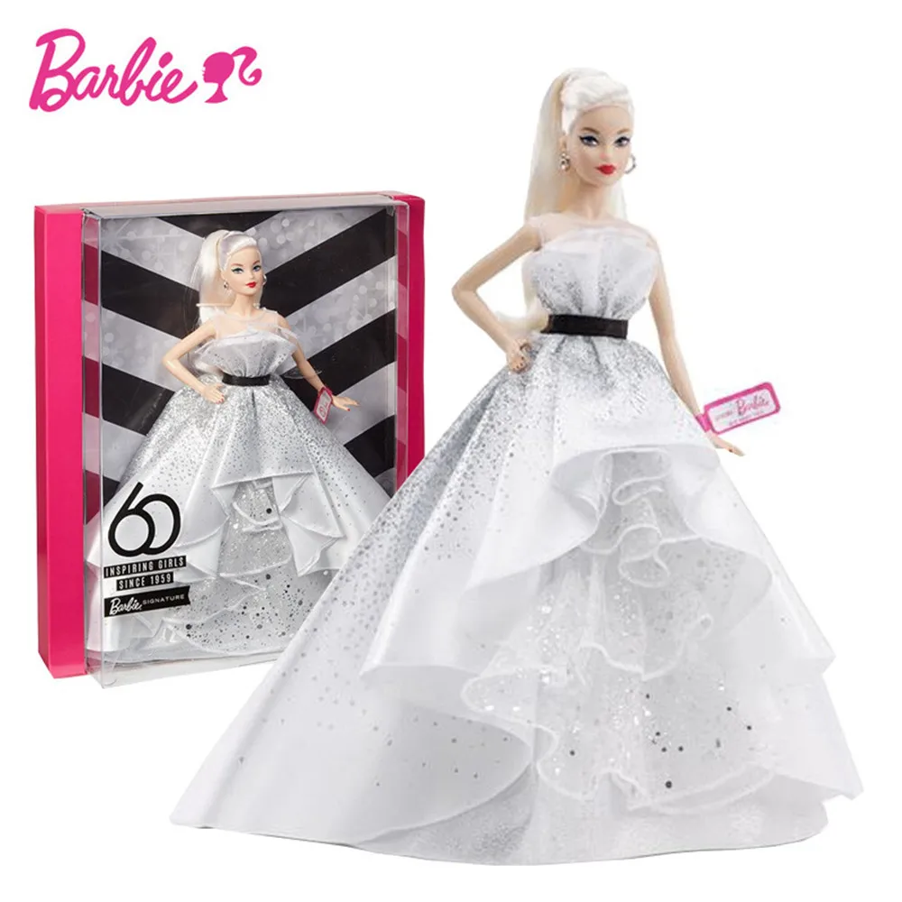 Коллекционер Барби: 60th годовщина кукла Юбилейная коллекция для празднования дня