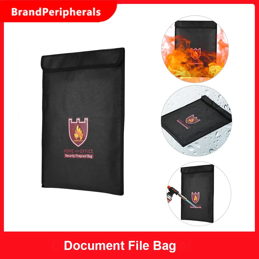 Пожаробезопасная сумка Органайзер для денег документов банковских карт и