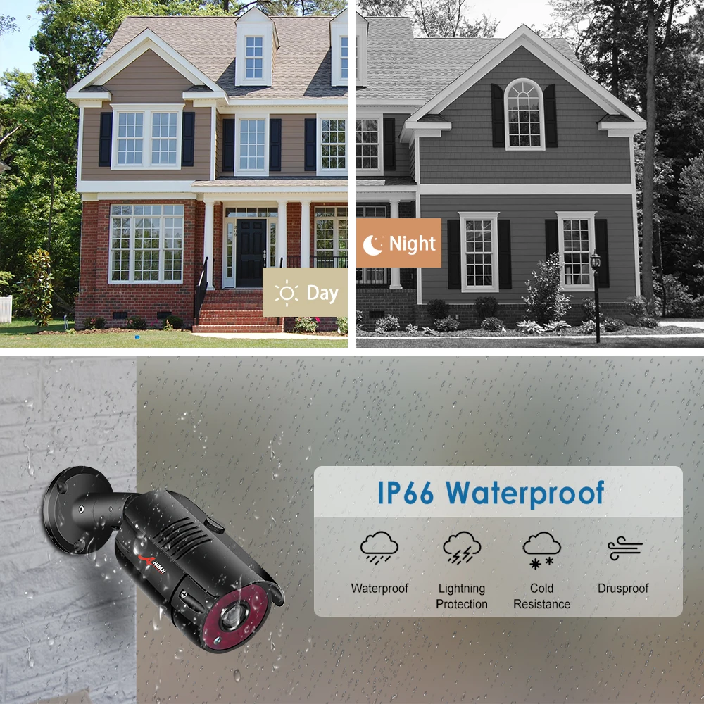 Камера видеонаблюдения ANRAN 8 каналов 3 Мп | Безопасность и защита