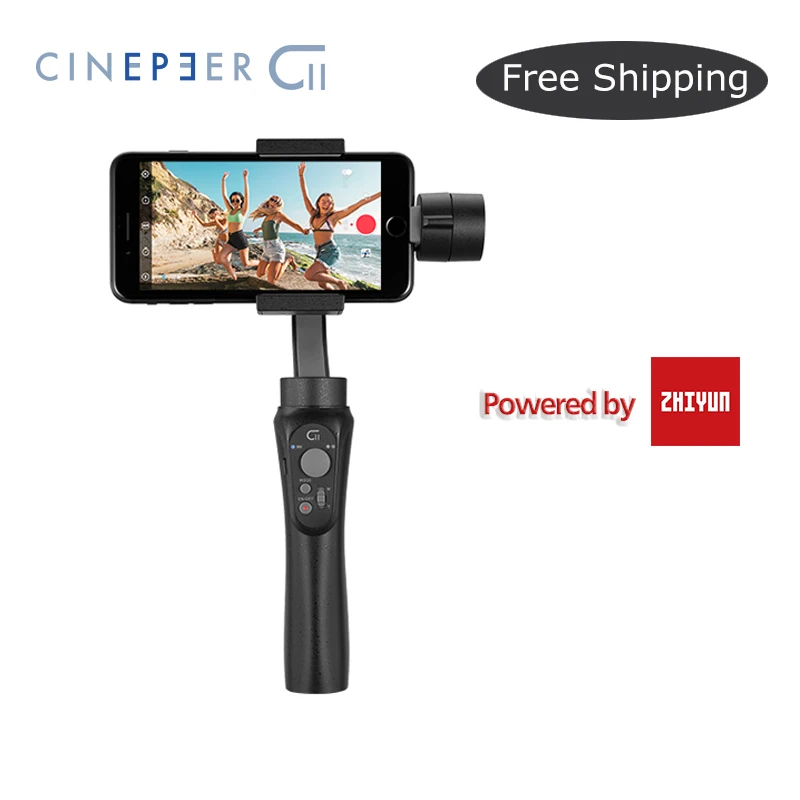 Стабилизатор для телефона cineодноранговый IPhone X /samsung S8 3 осевой Ручной Vlog от ZHIYUN