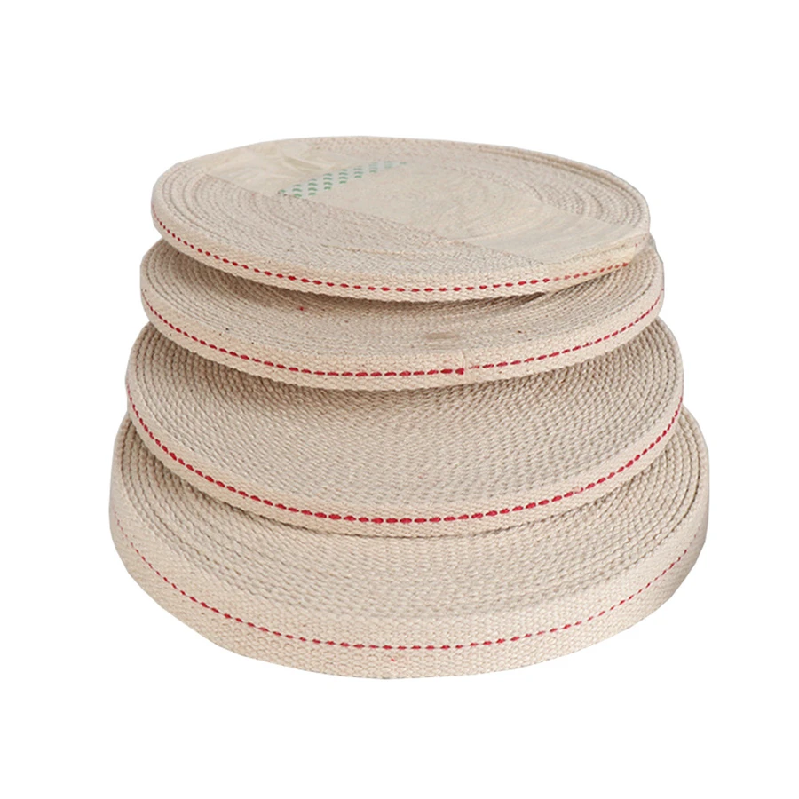 

10 Meter Flat Cotton Oil Lamp Wick Candle Wicks Smokeless Wax Pure Cotton Core Candle Making For DIY Accessory Material