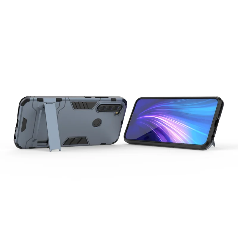 Противоударный чехол для Xiaomi Redmi Note 8 T Note8 телефона PC + Силиконовые чехлы с