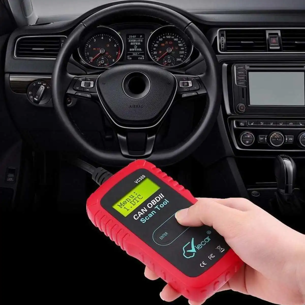 

Type MS309 / VC300 OBD2 Auto Diagnostic Scanner Universal OBD Car Diagnostic Tool ODB2 Check Engine Automotive Car Code Reader