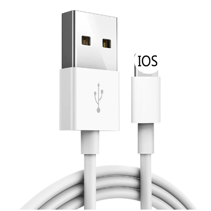 USB кабель для Lightning iPhone 5 5S 6 6S 7 8 Plus X XS Max XR SE провод быстрой зарядки 1 м 2 и