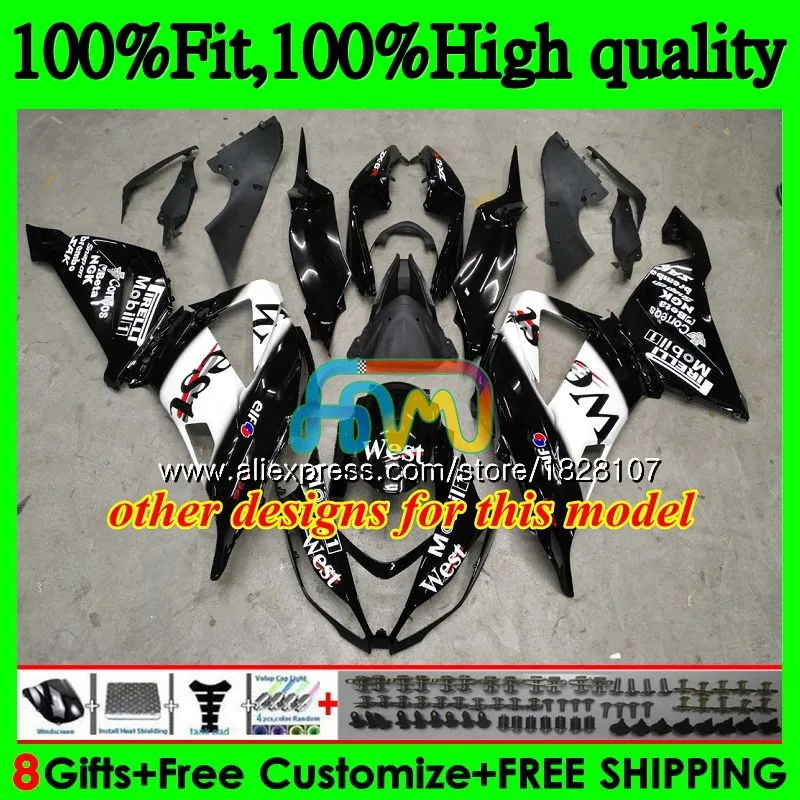 Injection For KAWASAKI ZX 6R ZX-636 636 ZX636 25BS.12 ZX-6R ZX6R 13 14 Flat black 15 16 17 2013 2014 2015 2016 2017 Fairing | Автомобили и