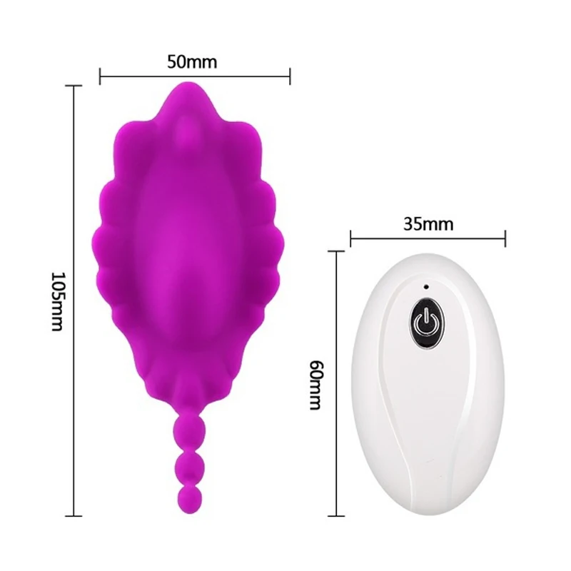 Portable Clitoris Stimulator Invisible Panty Vibrator Wireless Remote Control Wearable Vibrating Egg Sex Toy for Women |
