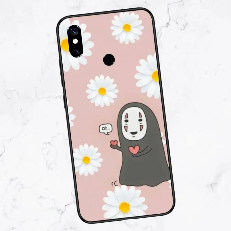 

Anime Spirited Away Faceless Man daisy Phone Case For Xiaomi Redmi 7 8 9t a3Pro 9se k20 mi8 max3 lite 9 note 9s 10 pro