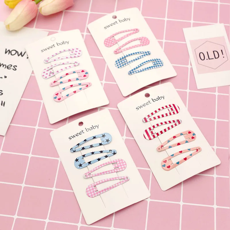 Красивые детские заколки для волос девочек милые детей цветной ободок случайные