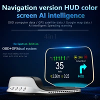 car navigation obd2 gps speedometer overspeed warning hud head up display on board computer smart auto electronics accessories
