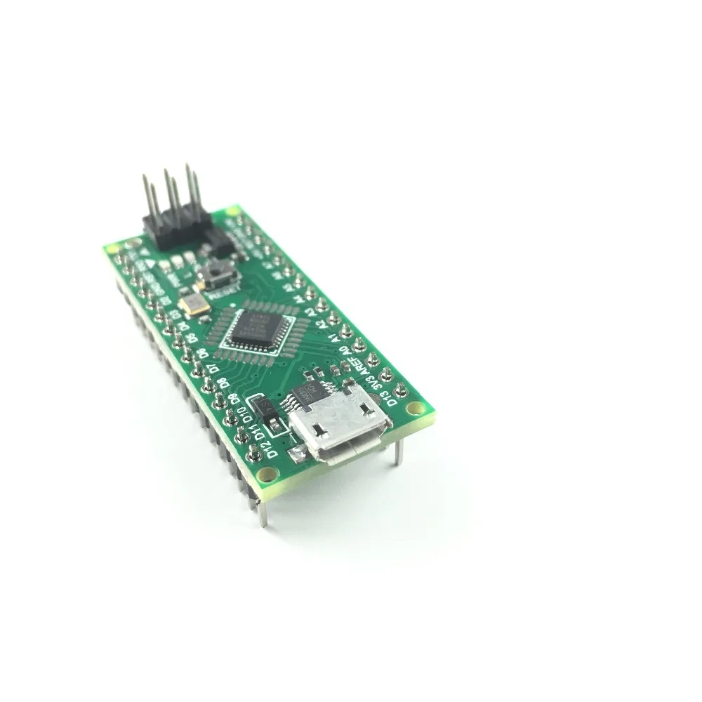 100 шт. Nano 3,0 контроллер совместим с arduino совместимый nano Atmega328PB CH340 USB драйвер без кабеля