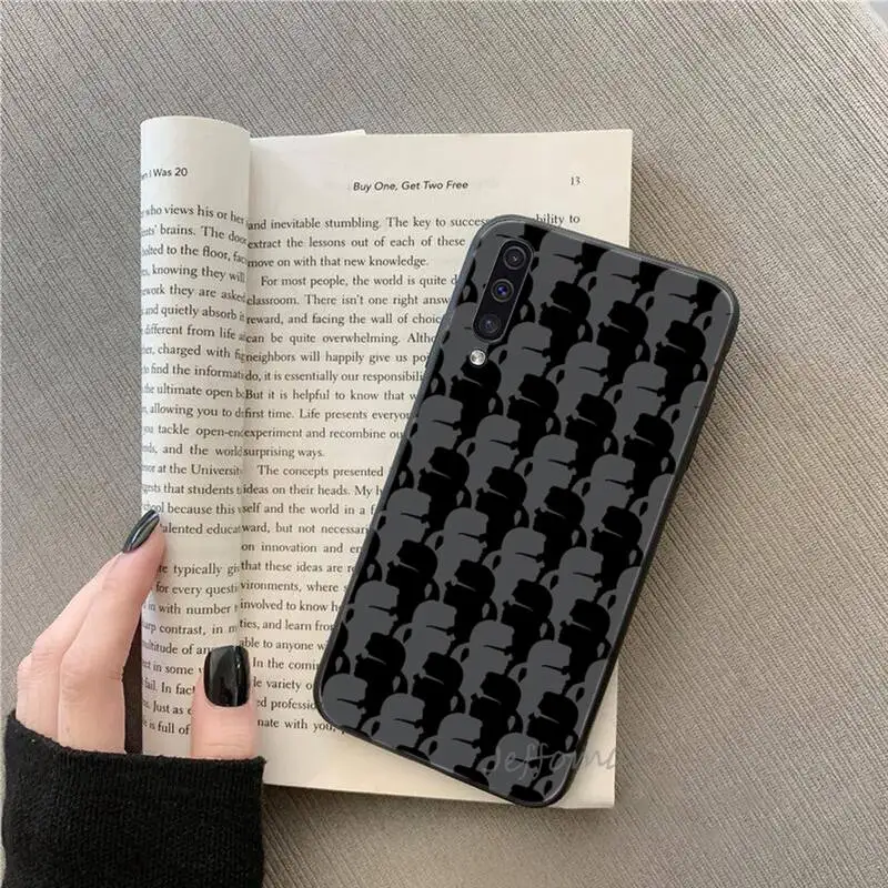 

Luxury design-KARLs Lagerfeld cute Phone Case For Samsung galaxy S 7 8 9 10 20 edge A 6 10 20 30 50 51 70 note 10 plus Shell