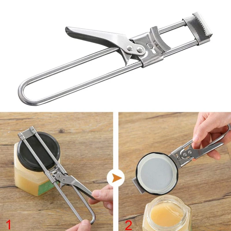 

2 Pieces Lid Opener, Glass Opener for Screw Jars / Preserving Jars, Multi-Purpose Opener Screw Lid Opener