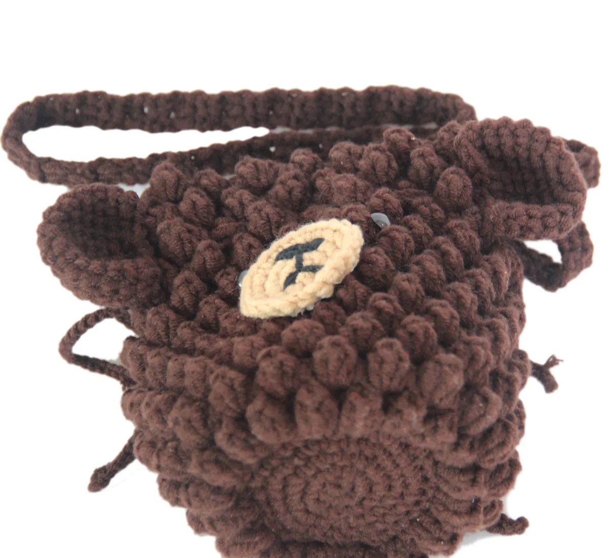 Вязаная арт-сумка BomHCS, кошелек с коричневым медведем, сумка для хранения через плечо от AliExpress WW