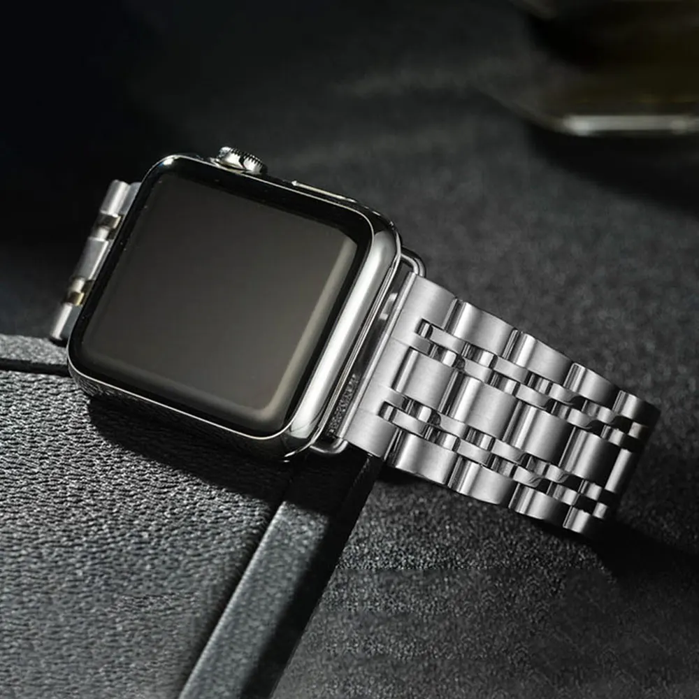 

Stainless Steel Strap For Apple watch band 38mm 42mm Metal WatchBand 40mm 44mm Sport Bracelet for iWatch series 6/SE/5/4/3/2/1