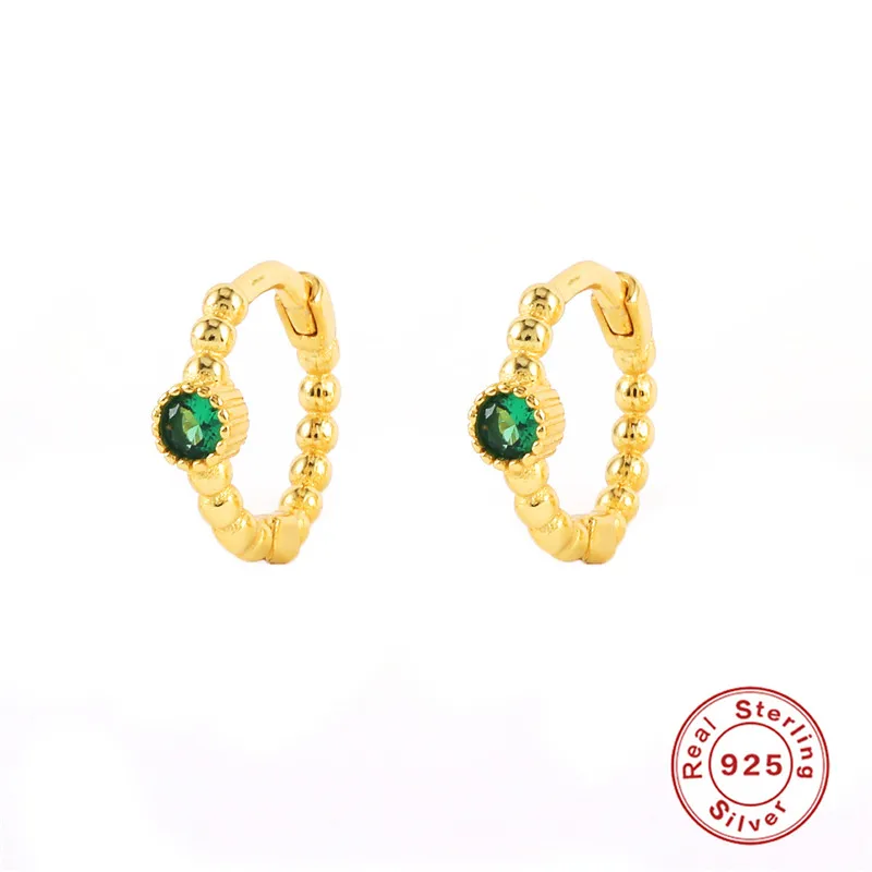 

BOAKO Real Silver 925 Earrings 2021 Trend Aretes For Women Glossy Round Beads Drop Earrings Pendientes Fine Jewelry Bijoux