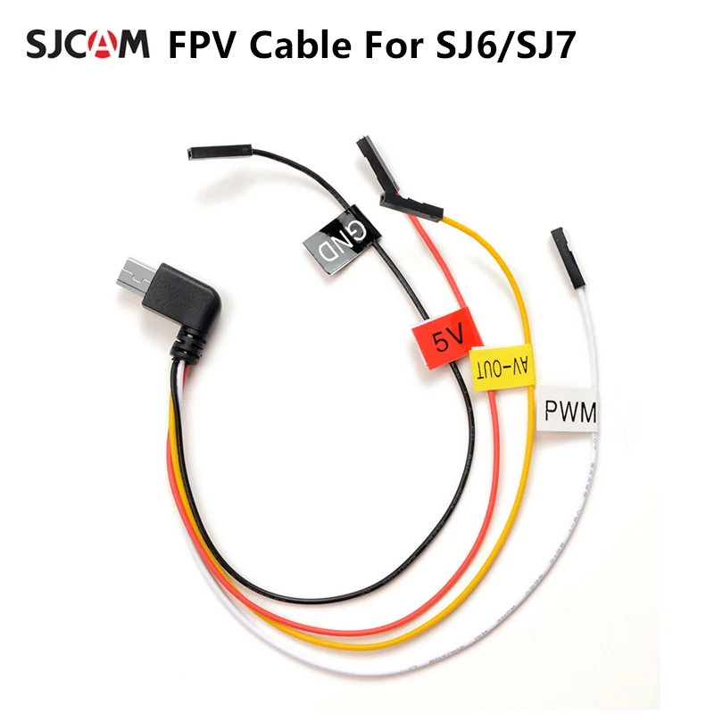 Кабель SJ6 FPV для экшн камеры SJCAM Legend / SJ7 Star|usb out|usb tousb to av |