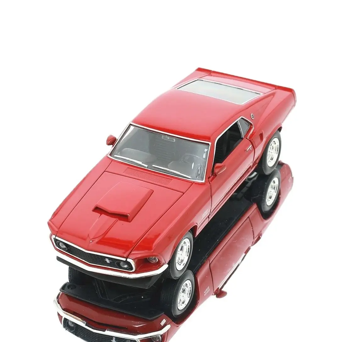 

WELLY 1:24 1969 Ford Mustang Boss 429 Alloy Diecast Car Ornament Collection Toy FX Fine and Extreme Models Package