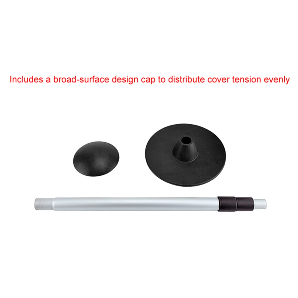 

Universal Boat Cover Support Pole Adjustable Pole System 3-Stage 22' to 54'
