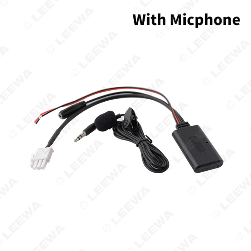 LEEWA 5X автомобильный 3-контактный CD беспроводной Bluetooth модуль аудиовход Aux кабель