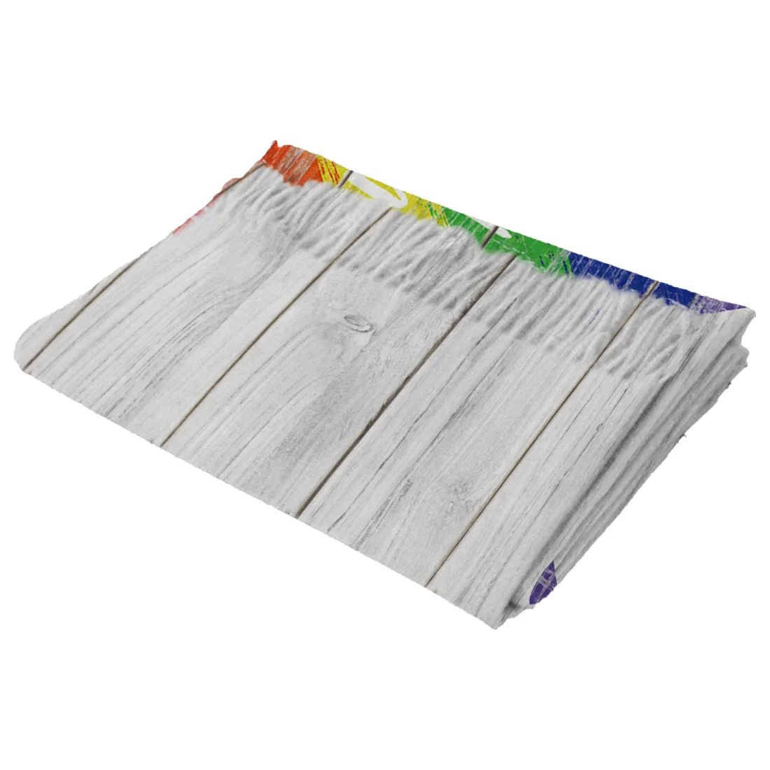 Мягкий кашемировый шарф текстура древесины радужные сердца осень зима легкий