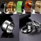 Европейские пустые кольца ручной работы из нержавеющей стали, 5-9 мм, материалы для изготовления ювелирных изделий своими руками, пустые кольца, подарок для ювелирных изделий