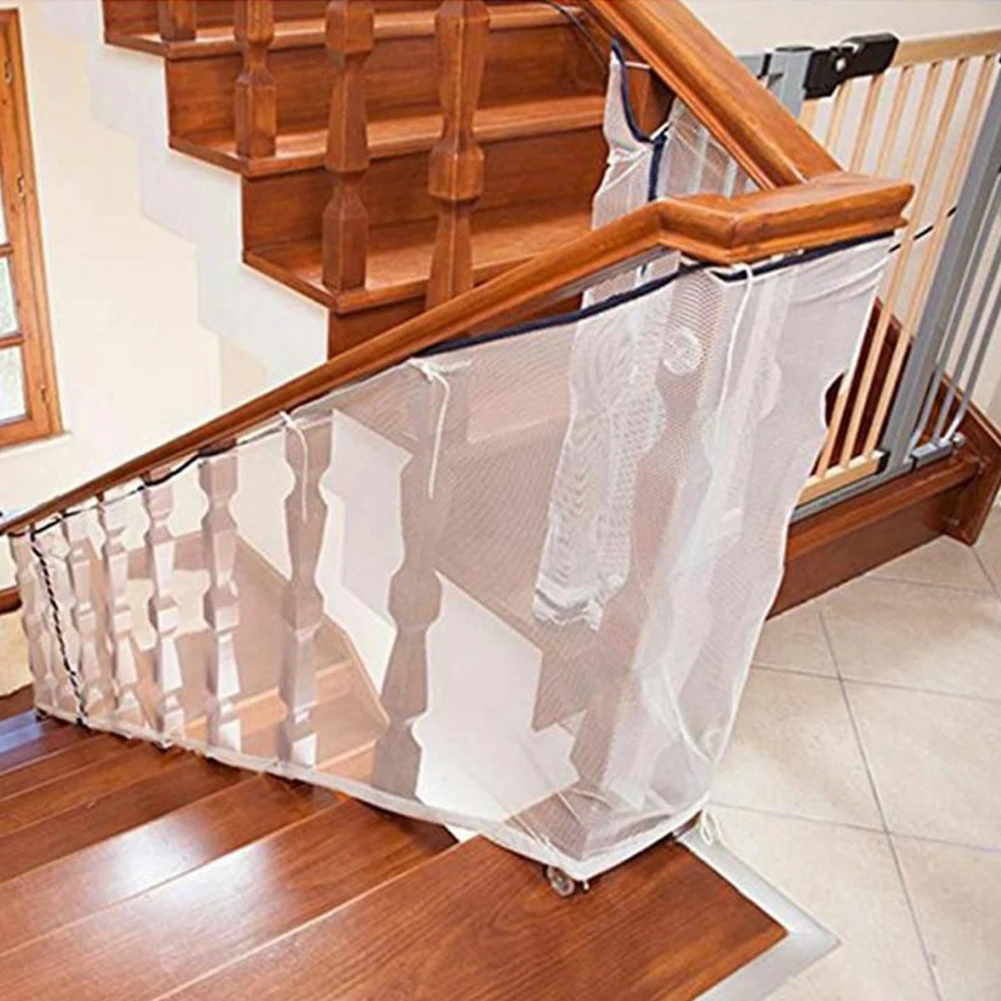 Защитная сетка для дома 200x77 см утолщенная защитная лестницы на балконе|Ворота и