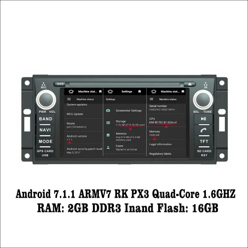 Liislee Android 7 1 2G RAM для Jeep Commander / Wrangle Car Radio Аудио Видео Мультимедиа DVD плеер WIFI DVR GPS Navi