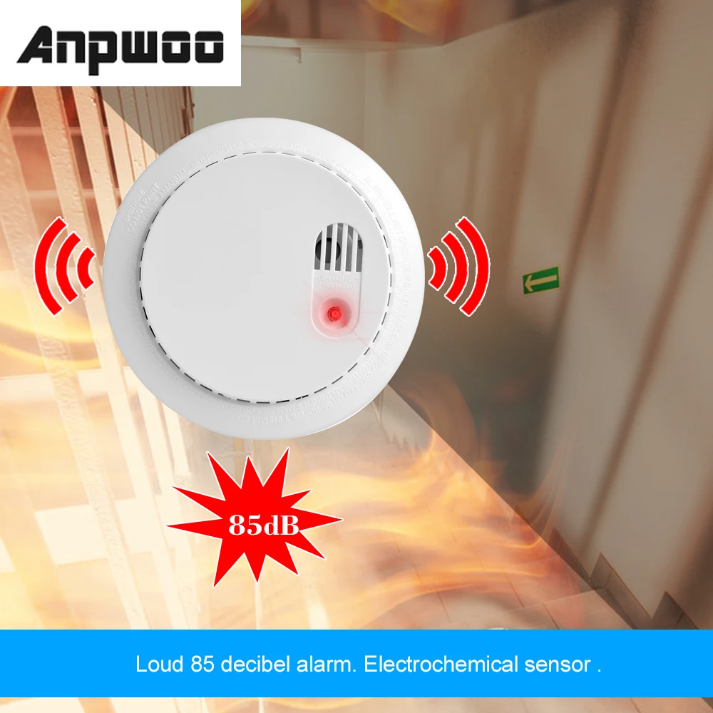 

Wifi Carbon Monoxide Detector Wifi Smoke Sensor Security Alarm System 85dB Sound Warning With SmartLife Tuya APP Remote Control