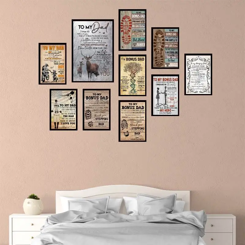 

to my amazing dad Home Decor Canvas Wall Art Prints