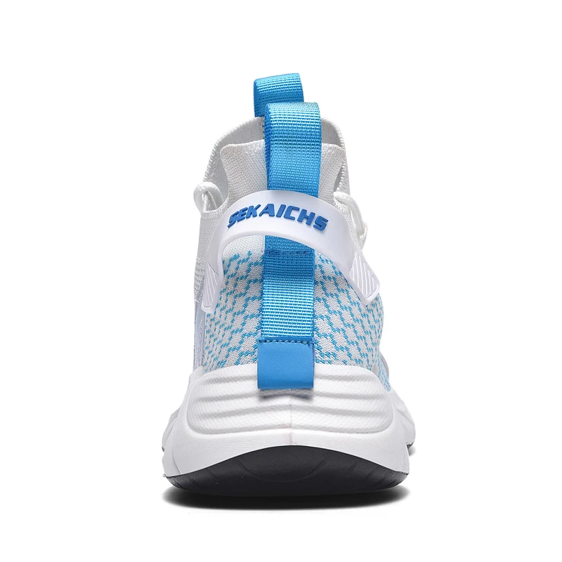 

QZHSMY High Quality Breathable Large Size Light Men's Shoes Sneakers Summer Comfortable Black Sneakers Man Zapatillas Hombre