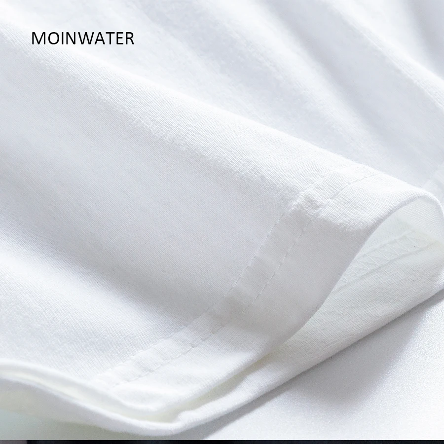 MOINWATER женские футболки с круглым вырезом и длинными рукавами женские белые хлопковые топы женские мягкие повседневные футболки женские черные футболки MLT1901