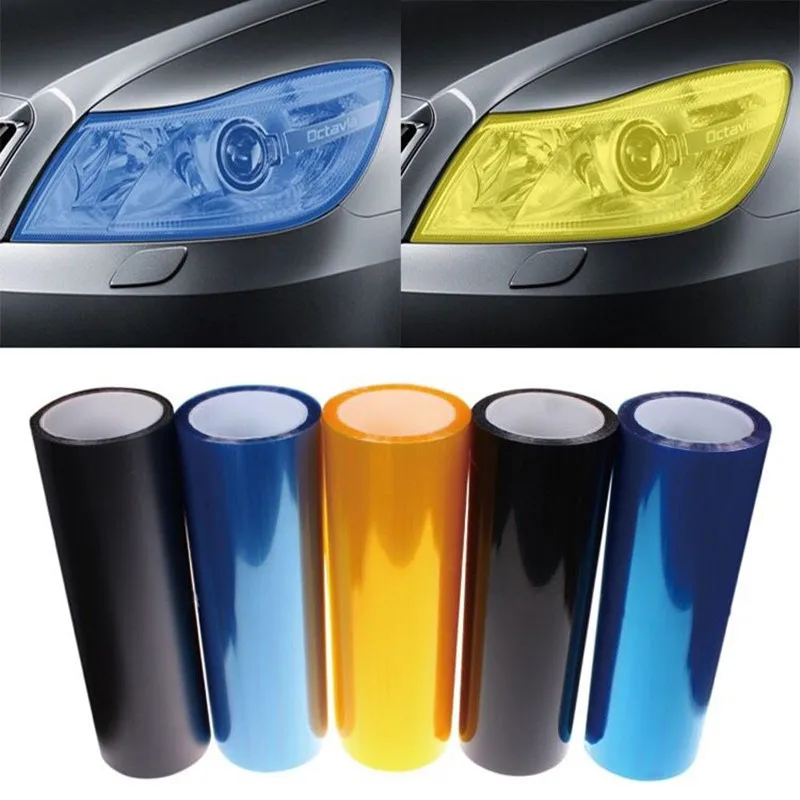 10m/Roll x40Cm Auto Car Sticker Smoke Fog Light HeadLight Taillight Tint Vinyl Film Sheet All Colors Available Car Decoration 10m/Roll x40Cm Auto Car Sticker Smoke Fog Light HeadLight Taillight Tint Vinyl Film Sheet All Colors Available Car Decoration
