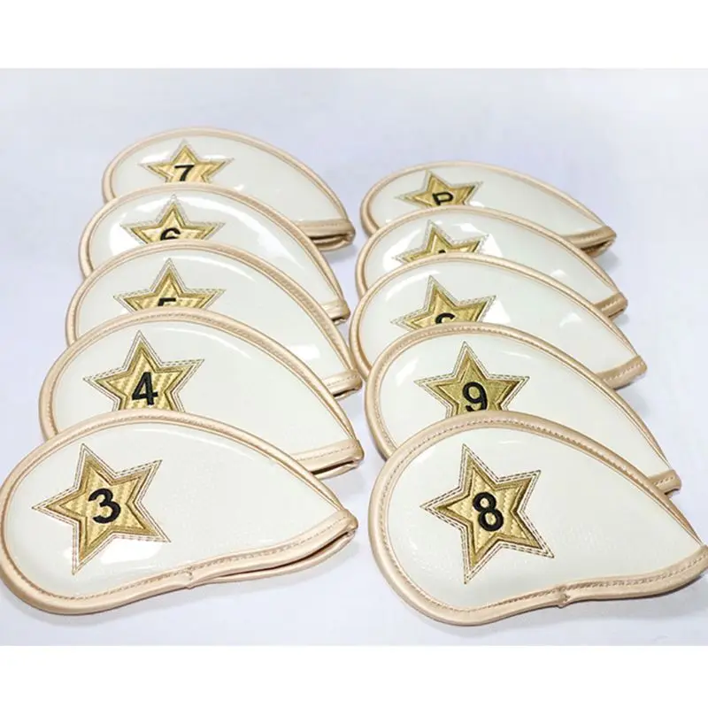 10 шт./компл. универсальная крышка для головы гольф клуба зеркальная