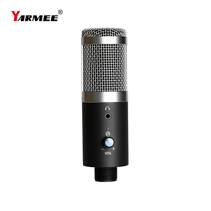 Профессиональный студийный USB микрофон конденсаторный для подкастов