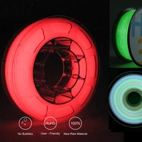 glowing in the dark 1 75mm 3d printer filament luminous sublimation material for 3d printing glow ranibow red firefly green