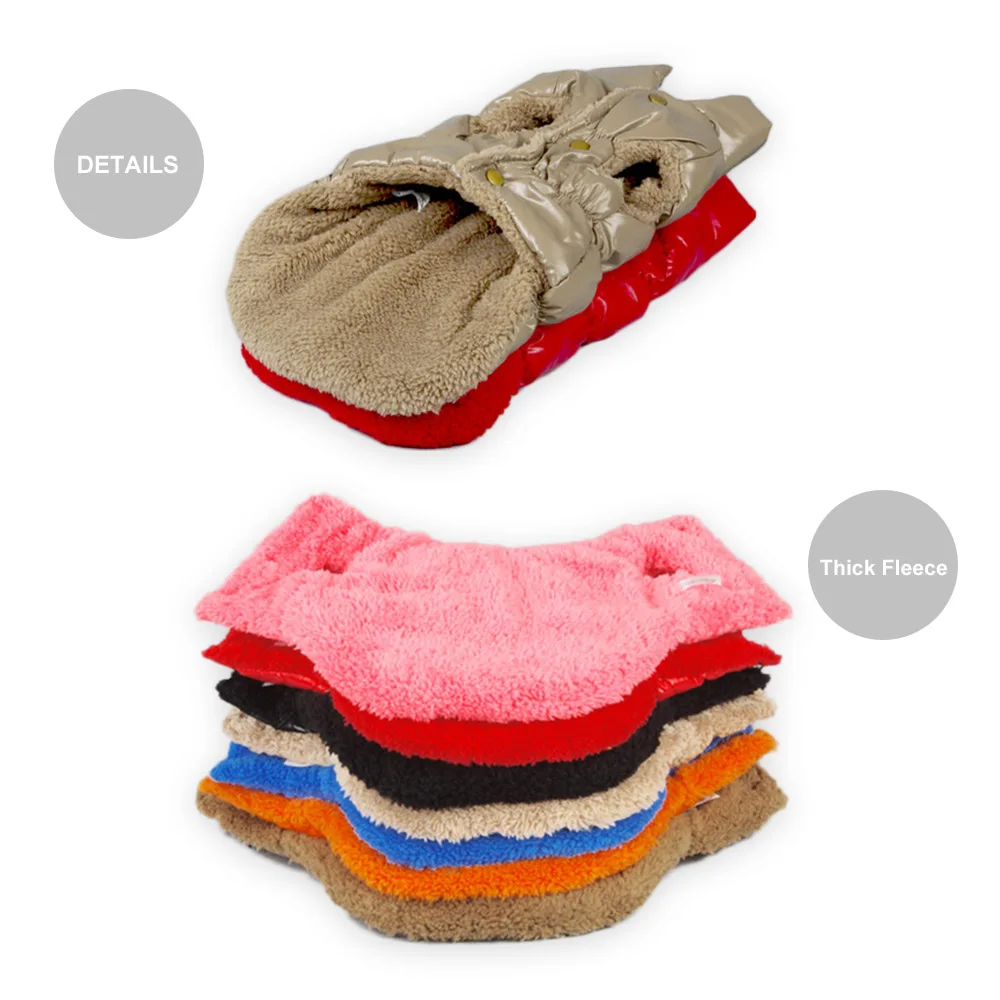 Зимняя одежда для собак водонепроницаемая куртка домашних животных теплое