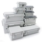 Электрическая распределительная коробка IP66 с пряжкой, водонепроницаемая распределительная коробка из АБС-пластика, корпус наружный измерительный прибор