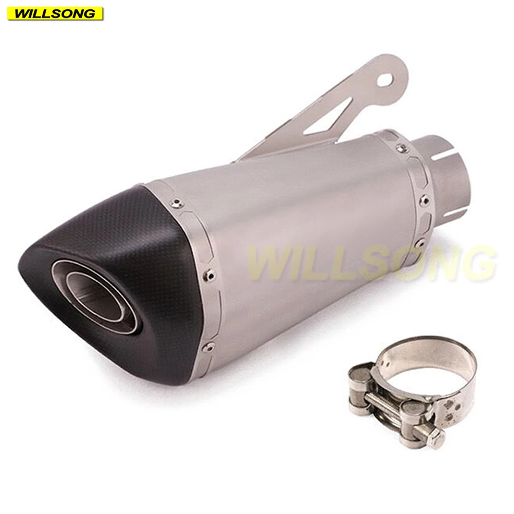 60 мм мотоцикл выхлопной трубы глушитель выхлопных газов с DB убийца Реальные