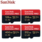 SanDisk PRO Micro SD карта памяти, 64 ГБ 128 ГБ 256 Гб 400 ГБ 512 ГБ MicroSDXC U3 V30 A2 карта флэш-памяти TF  Micro SD