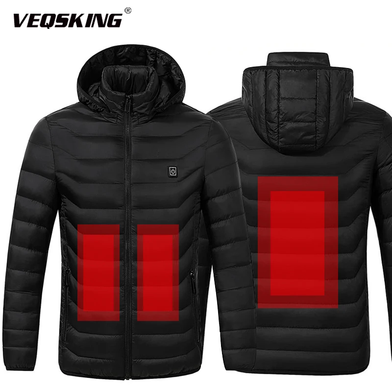 Зимние теплые куртки водонепроницаемые мужские походные с подогревом Мужская