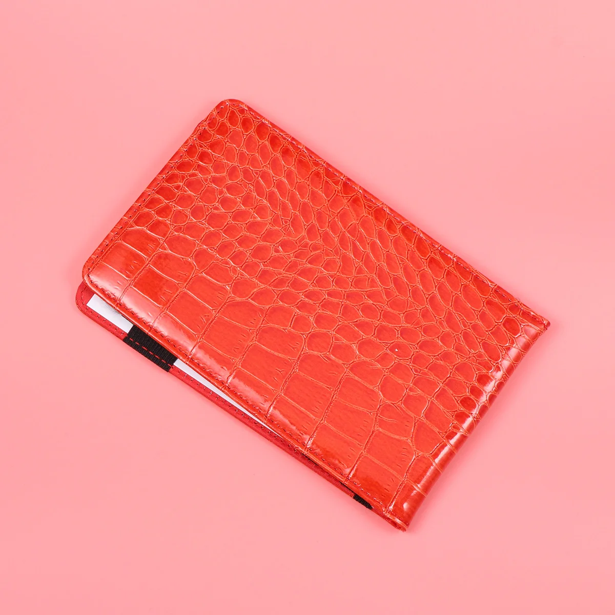 

PU Scorecard Keeper Score Book Scorecard Holder Score Tracking Pocketbook Scoring Notebook(Red)