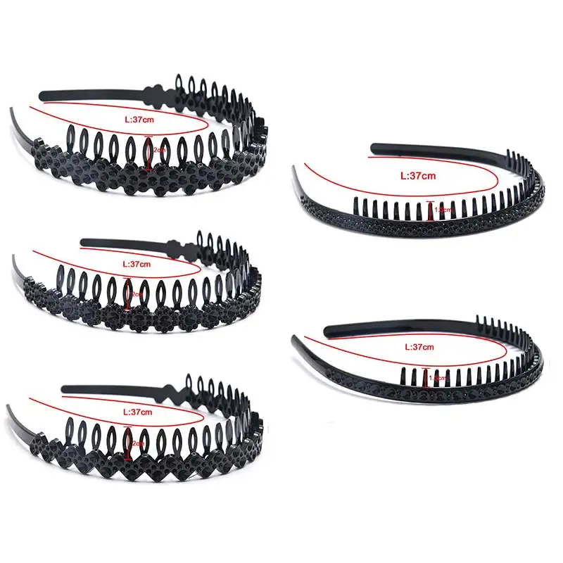 Модные повязки для волос с нескользящей рамкой красочные цветочным узором