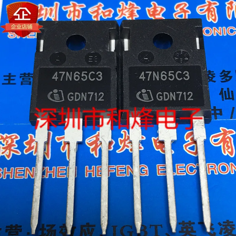 

10 шт. 47N65C3 SPW47N65C3 TO-247 650V 47A
