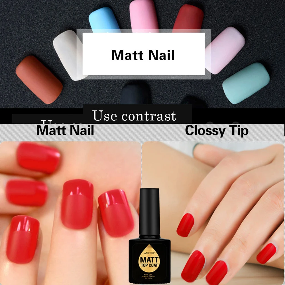 УФ-гель для дизайна ногтей Матовый верхний слой гель удача Гель-лак легкая чистка