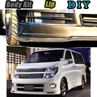 Автомобильный бампер, передний спойлер, юбка, дефлектор для Nissan Elgrand, Isuzu Fargo Filly, модифицированный Комплект кузова, VIP Hella Flush Lips