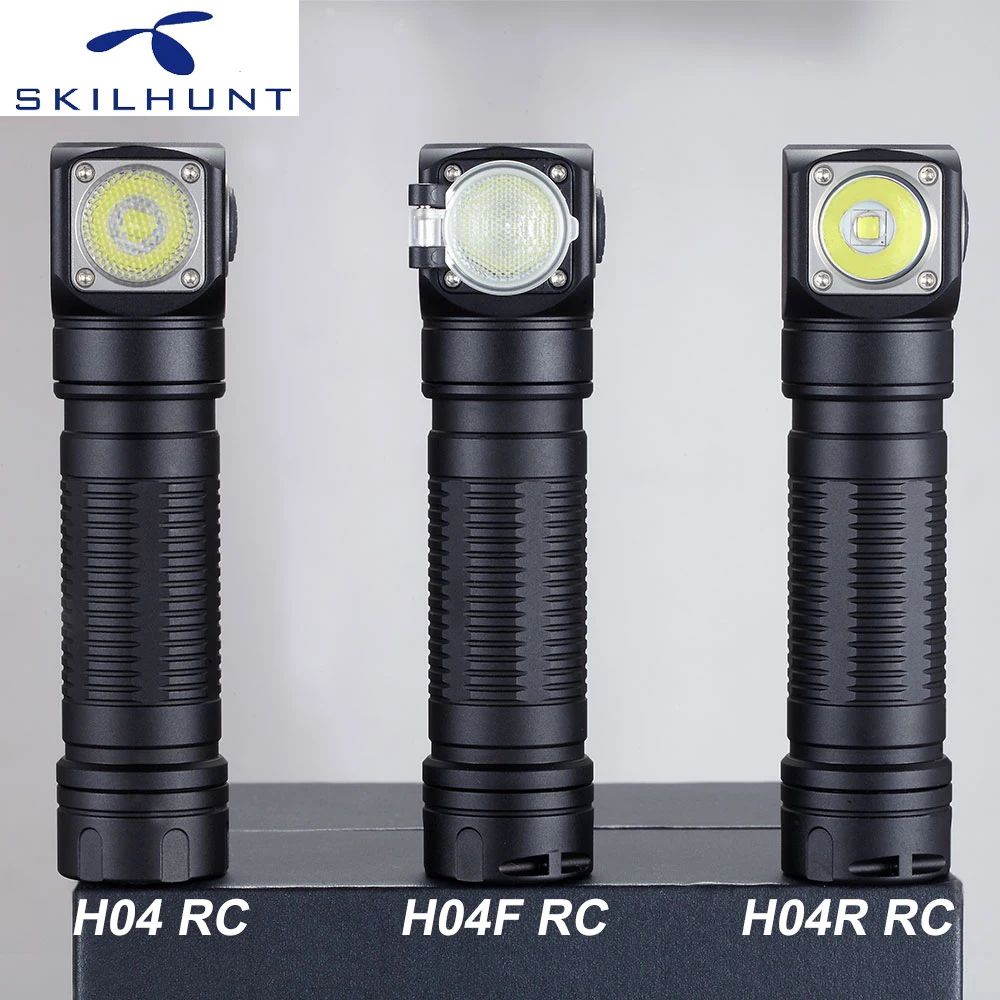 Новый Skilhunt H04 H04R H04F RC 1200 люмен Магнитный фонарик с usb-зарядкой и Перезаряжаемые