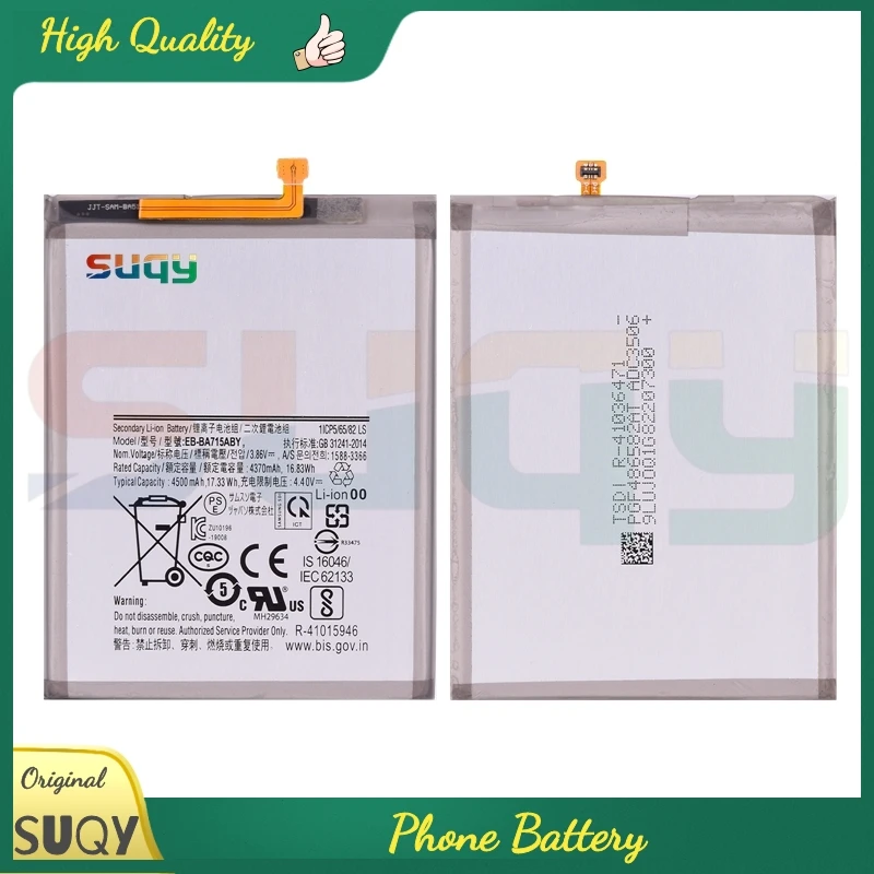 

Replacement Battery for Samsung Galaxy A71 SM-A7160 4500mAh EB-BA715ABY Bateria for Galaxy A71 SM-A7160 Batterie