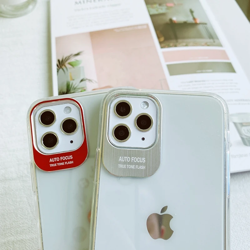 Металлический защитный чехол для объектива с надписью мягкий силиконовый